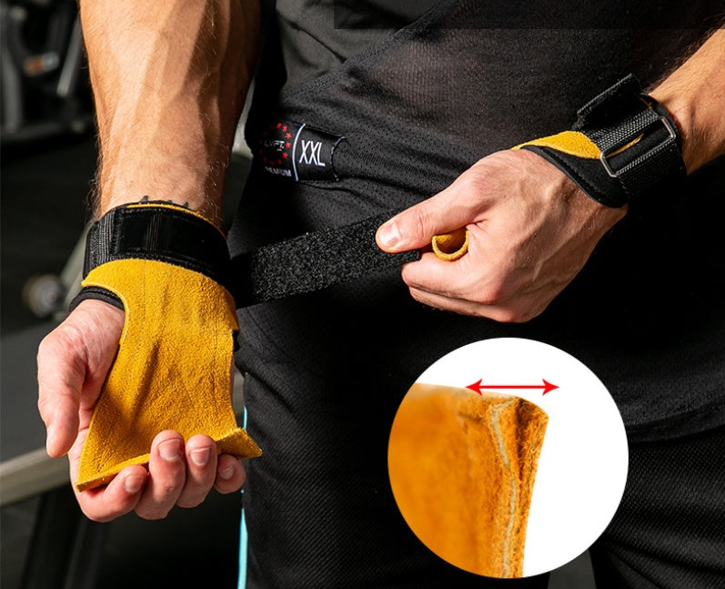 SKDK Hand Grips Gymnastics Gloves Grips Anti-Skid Gym Fitness Gloves Weight Lifting - IceAndFire