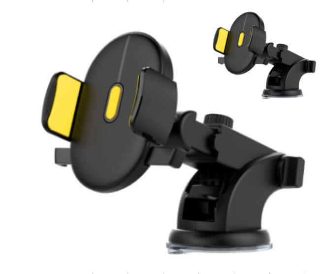 Car Phone Holder Long Rod Telescopic Car Dashboard Suction Cup Type - IceAndFire