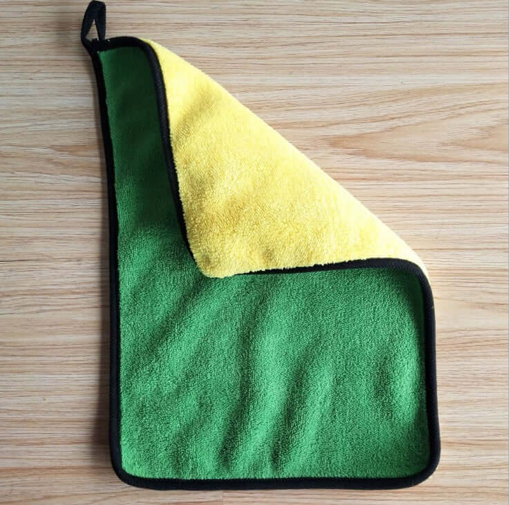 Two-color Couble-sided Car Dual-use Cleaning Car Wash Towel - IceAndFire