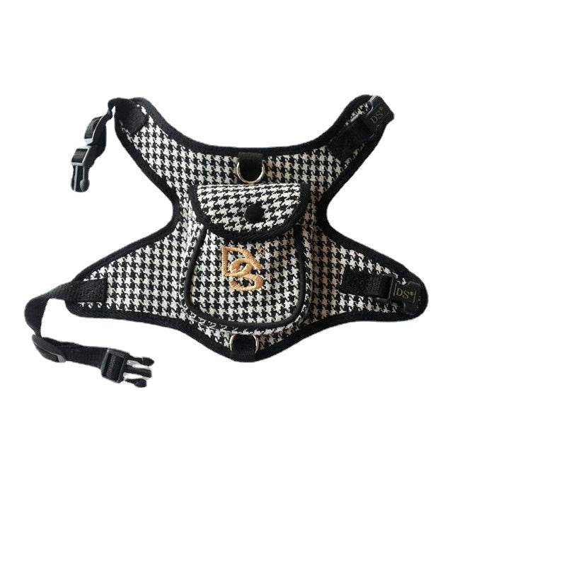 Pet Vest Houndstooth Pet Suit - IceAndFire